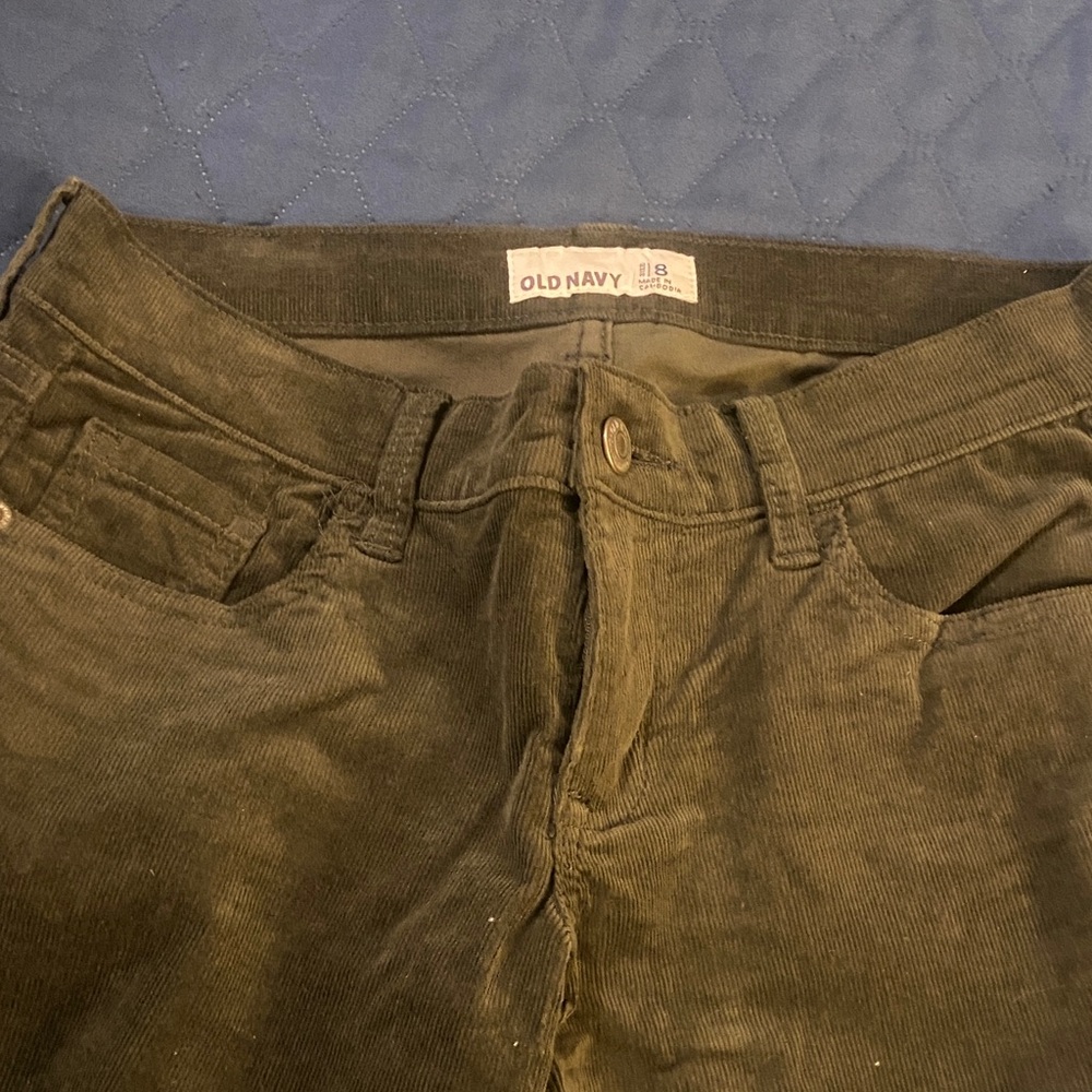 Old Navy Dark Corduroy Trousers - like new never worn